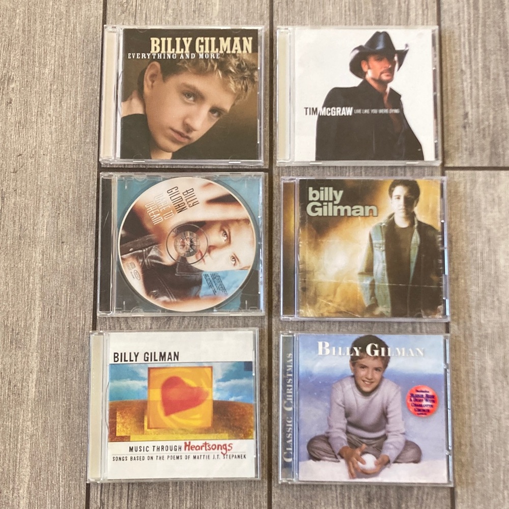 Billy Gilman (and Tim McGraw) CD Collection